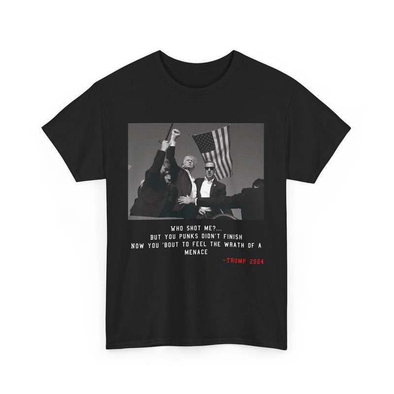 TRUMP - Rally Pennsylvania WHO SHOT ME? TEE Attempt  Shirt