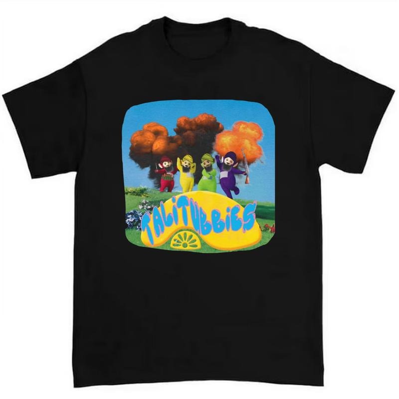 Talitubbies Tee Highlighting Fun and Whimsical Teletubbies-Inspired Artwork