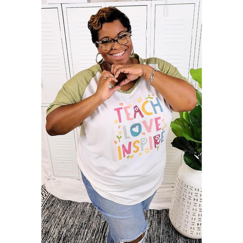 Teach Love Inspire V-Neck