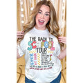 Teacher Back to School Tour Graphic T-Shirt