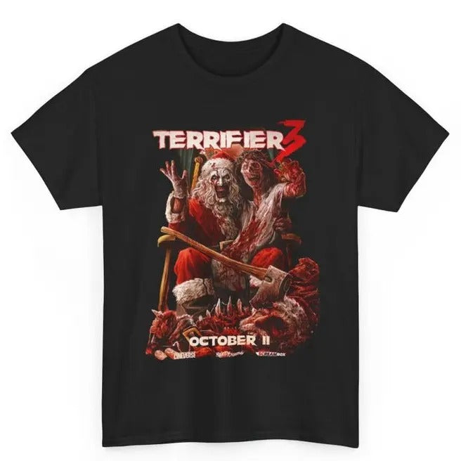 Terrifier 3 - Unisex cotton T-Shirt_Cotton T-Shirt, Perfect Tee, Gifts For Boyfriend and Girlfriend T-Shirt