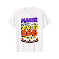 Thanksgiving Best Deviled Eggs Maker Mean Deviled Egg Lovers T-Shirt, 100% Cotton, Thanksgiving Gift for Male Family and Friends, S-XXXL, White made in usa