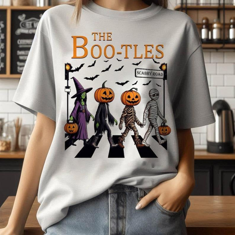 The Boo-tles Parody Halloween T-Shirt, Trick Or Treat Hoodie, Spooky Season Sweatshirt, Eerie , Pumpkin, Trick Or Treat Shirt