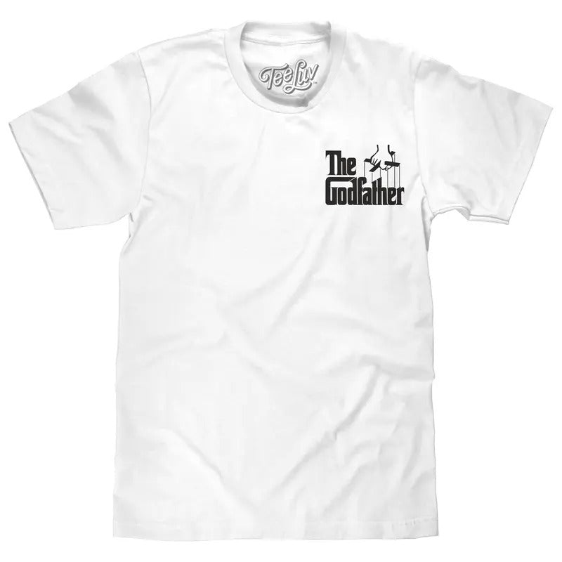 The Godfather Front and Back Print T-Shirt - White