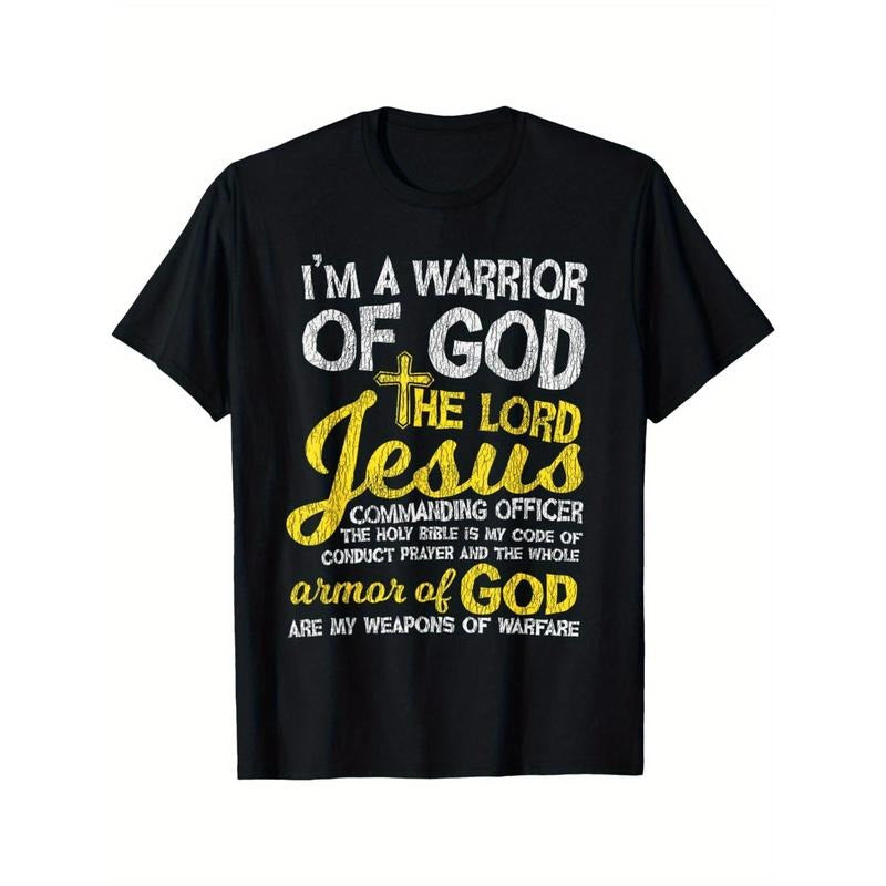 The Lord Jesus Armor Of God Cross Faith Gift T-Shirt Made in USA