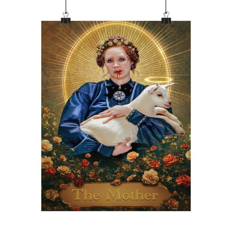 The Mother Lumon Goat Praiser Kier Taming poster - Premium Matte Poster | Severance Art Unframed Matte