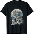 The Mountain Wolf Native American Wolf Wolves Lover T-Shirt made in usa
