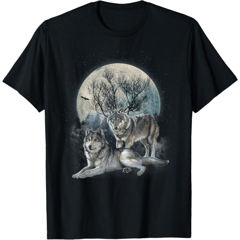 The Mountain Wolf Native American Wolf Wolves Lover T-Shirt made in usa