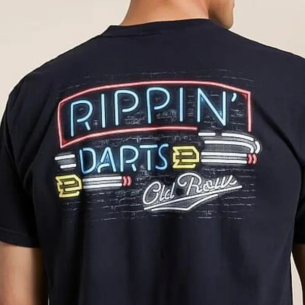 The Rippin' Darts T-Shirt - Short Sleeve Tee with "Rippin' Darts" Design - Casual Style for Everyday Wear
