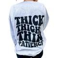Thin Patience Graphic Sweatshirt