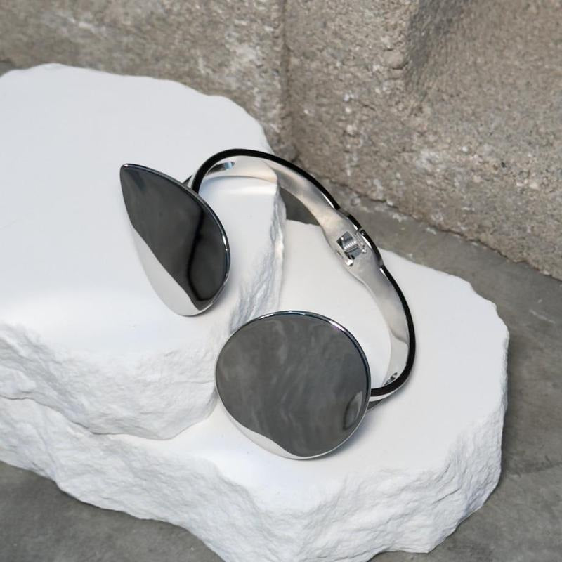 This or That Slim Fit Cuff Bracelet - Simple Design and Stylish Look