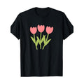 Three Tulips Vintage Graphic Botanical Garden Lover T-shirt -100% cotton Made in USA