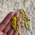 Thunder Bolt Iron On Patch Embroidered Patch