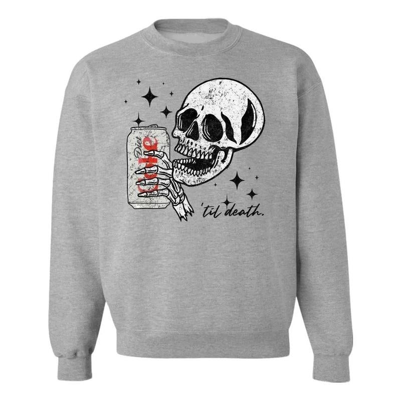 'Til Death Diet Coke' Sweatshirt, Halloween Diet Coke Crewneck