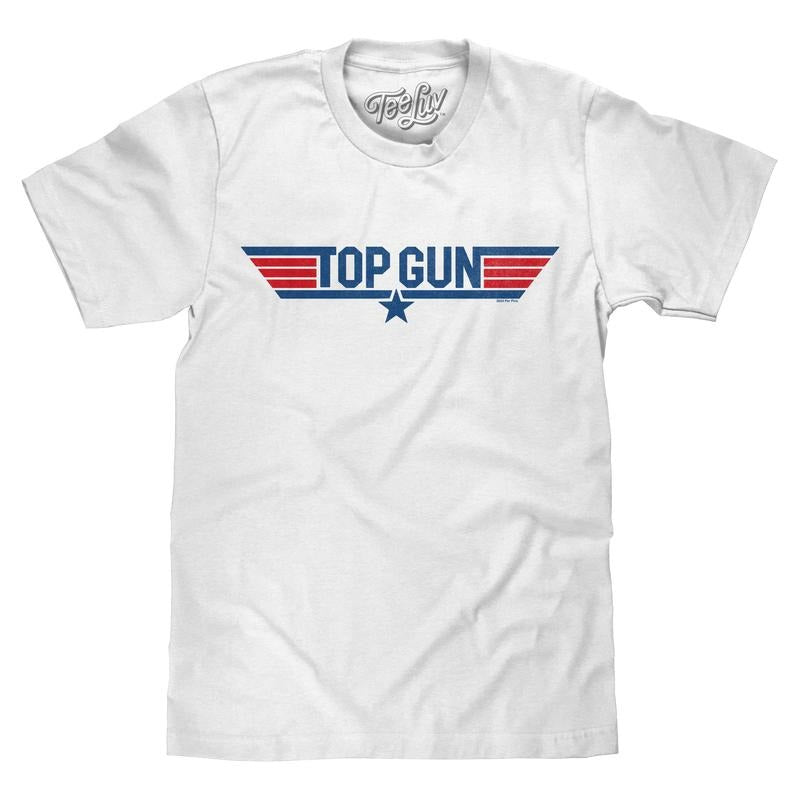 Top Gun Movie Logo T-Shirt - White