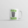 Trash Talker Mug Funny Sarcastic Garbage Graphic Novelty Coffee Cup-11oz Funny Coffee Mugs Ceramic Printed Drinkware Cup
