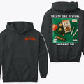 Treaty Oak Revival Hoodie - Unique album cover design with pool balls and, Ideal for music fans and street fashion enthusiasts, providing comfort and style, Streetwear Cotton