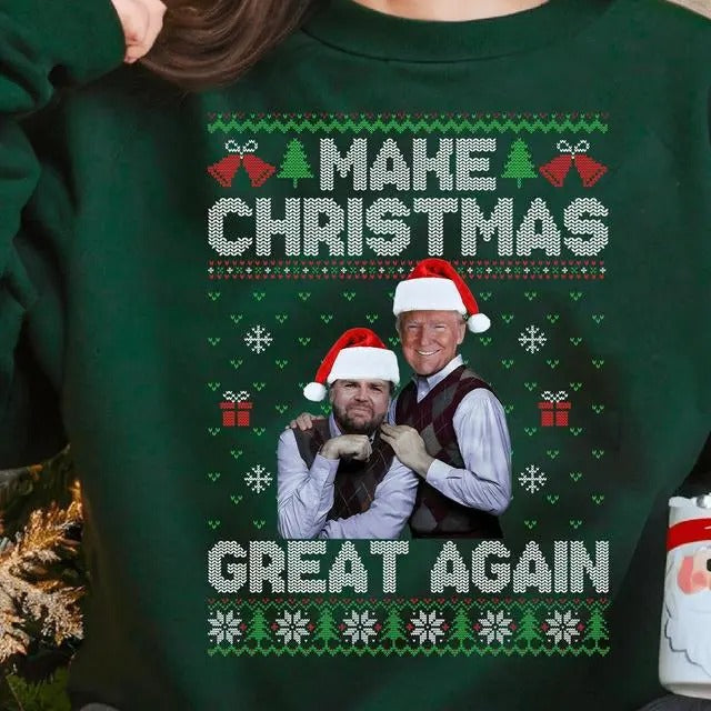 Trum Vance Step Brothers Unisex Sweatshirt, Make Christmas Great Again Shirt, Trum Won Shirts, Xmas Gift Shirt,Ugly Sweater For Men- For Womem
