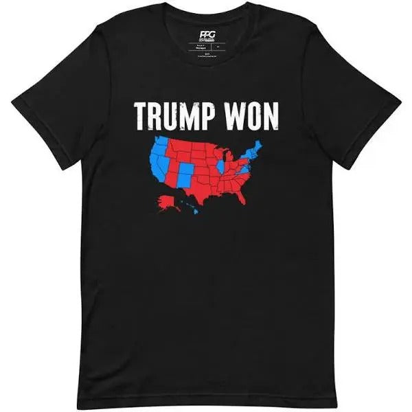 Trump Won Unisex T-Shirt, Unisex Trump Shirt