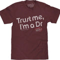 Trust Me, I'm A Dr Big and Tall T-Shirt - Red