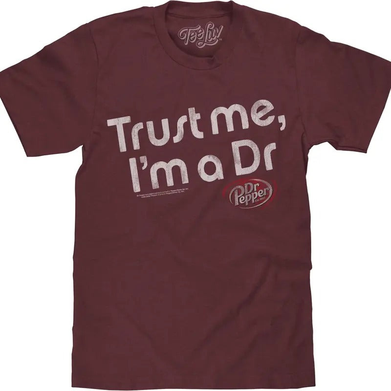 Trust Me, I'm A Dr Big and Tall T-Shirt - Red