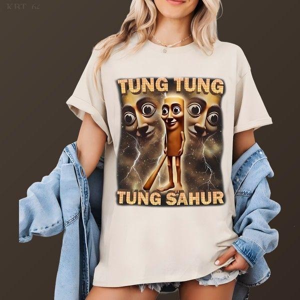 Tung Tung Tung Sahur T-shirt Ultimate Gift For Fans Stylish Gift For Her