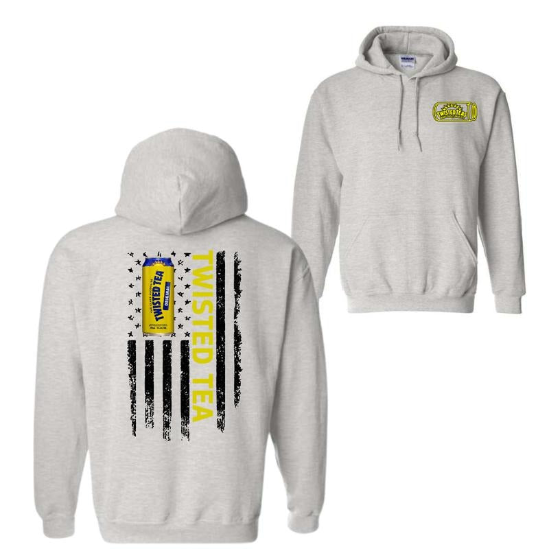 Twisted Tea Logo Flag 2-sided T-Shirt Sweatshirt Hoodie, Twisted Tea Light T-Shirt For Men, For Women