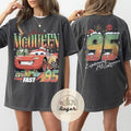 Two-sided Cars Christmas Shirt, McQueen Radiator Spring Cars Land Family Vacation 2024
