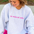 UM X Tay + Court 'Hot Moms Hit Curbs' Crewneck Sweatshirt