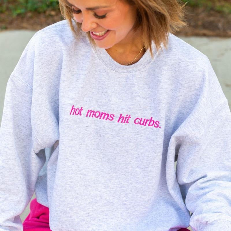 UM X Tay + Court 'Hot Moms Hit Curbs' Crewneck Sweatshirt