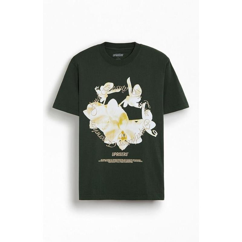 UPRISERS Men's Orchid Oversized T-Shirt - Multicolor