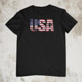 USA Vintage Flag T Shirt United States of America Independence Day Shirt Fourth of July Shirt Print Design America Clothes USA made in usa