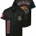 Unisex Adult Mexico Baseball Jersey, 3d printed image