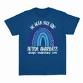 Unisex Autism Shirts Awareness TShirt, In April We Wear Blue, Autism Month, In April We Wear Blue