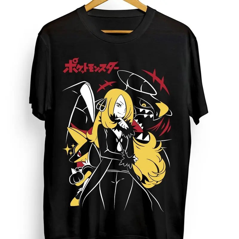 Unisex T-shirt Otaku Kawaii Waifu Girl Anime Black Shirt Tee All Size
