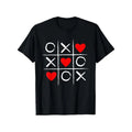 Valentine's Day Love Heart Couples T-Shirt - 100% Cotton, Soft & Breathable, Perfect Gift for Men & Women, Casual Fit, Machine Washable - Black made in usa
