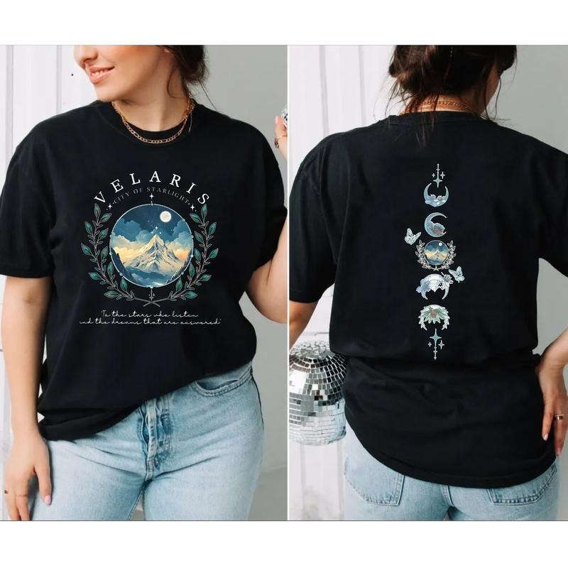 Velaris Bookish,Velaris City Of Starlight Sweatshirt, Court Of Dreams, The Night Court, Acotar Velaris Sweatshirt, Unisex Sweater Pullover Tee