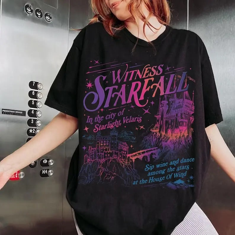 Velaris City Of Starlight  Shirt, A Court Of Thorns And Roses Shirt, The Night Court Shirt, Court Of Dreams Jumper Cotton Cotton Crewneck Casual