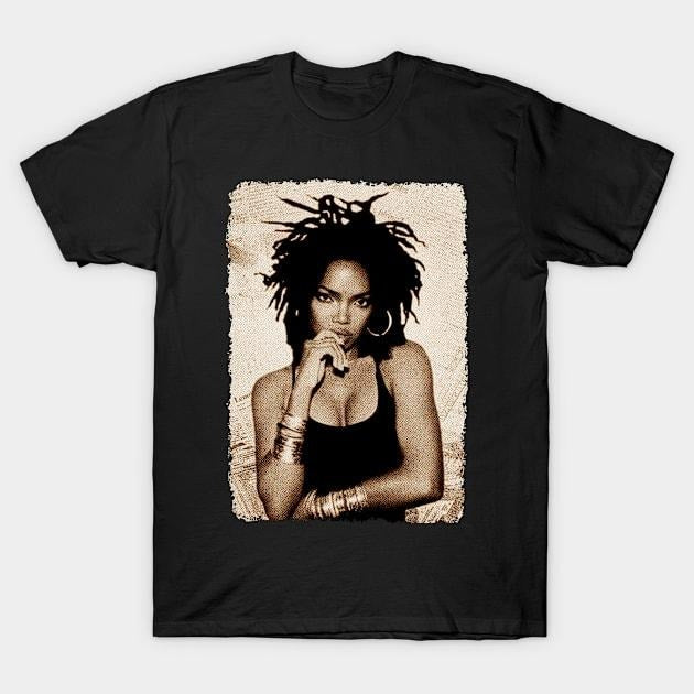 Lauryn Hill 80s 90s // Vintage Distressed T-Shirt