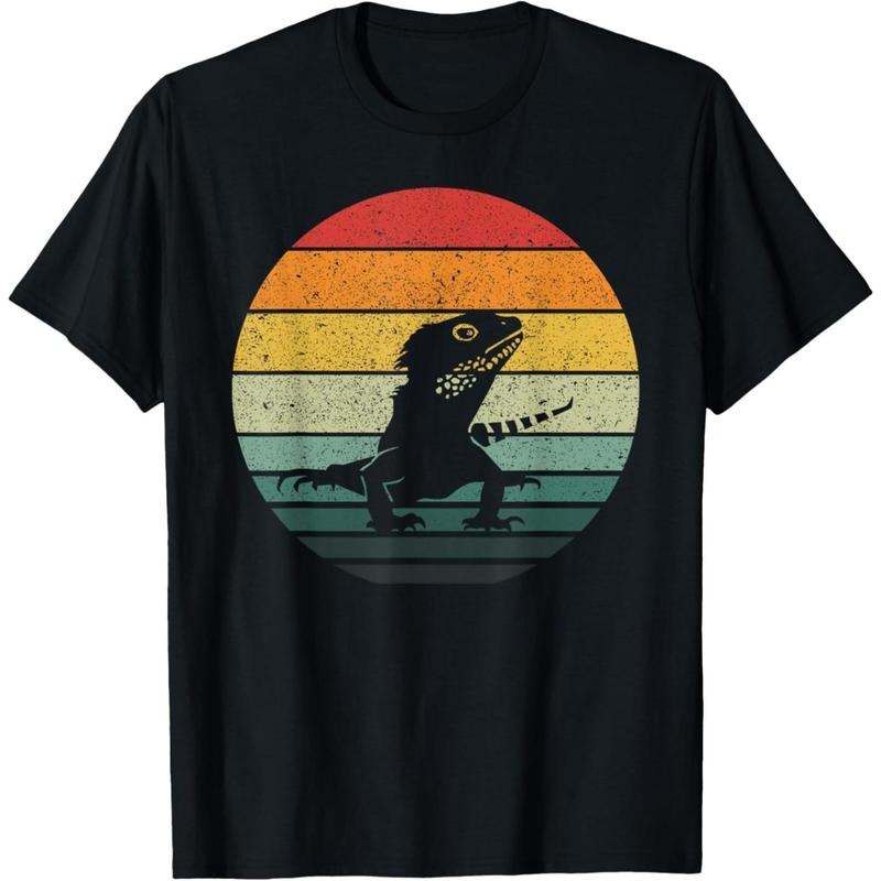 Vintage Lizard Retro Design T-Shirt made in usa
