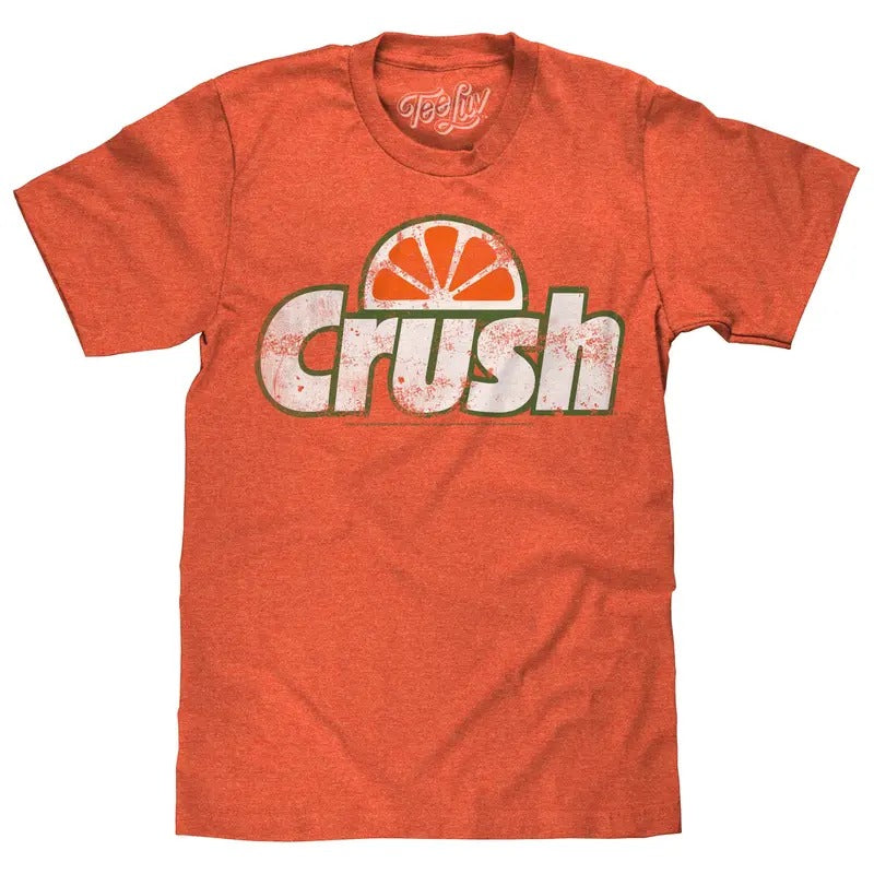 Vintage Orange Crush Logo T-Shirt - Orange