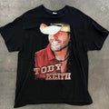 Vintage Toby Keith band tee tshirt Toby Keith shirt Classic Cotton Fabric Menswear