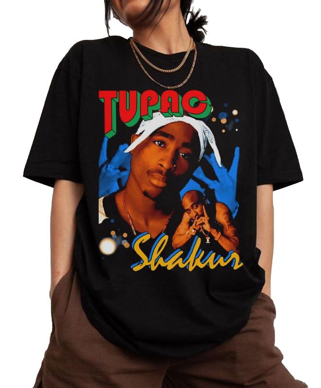 Vintage Tupac Shakur Bootleg Rap Shirt, Tupac Graphic Tees, Tupac Shirt, 2Pac Shirts, Vintage 90s Bootleg Tupac Shirt, 90s Merch, Hip Hop 90s Shirt, Hip Hop Legends Shirt, Rapper Merch Shirt, 2pac Graphic Tee, Tupac Thug life Tshirt