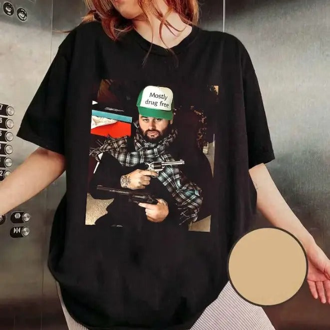 Vintgae Koeee Shirt, Wetzel Music Rock Hip Hop Shirt Fabric