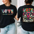 Vote Like Ruth Sent You Two Sides Shirt, Political Activism Shirt, Human Rights Tee, Social Justice, Unisex Short Sleeve Tee, Casual Clothing