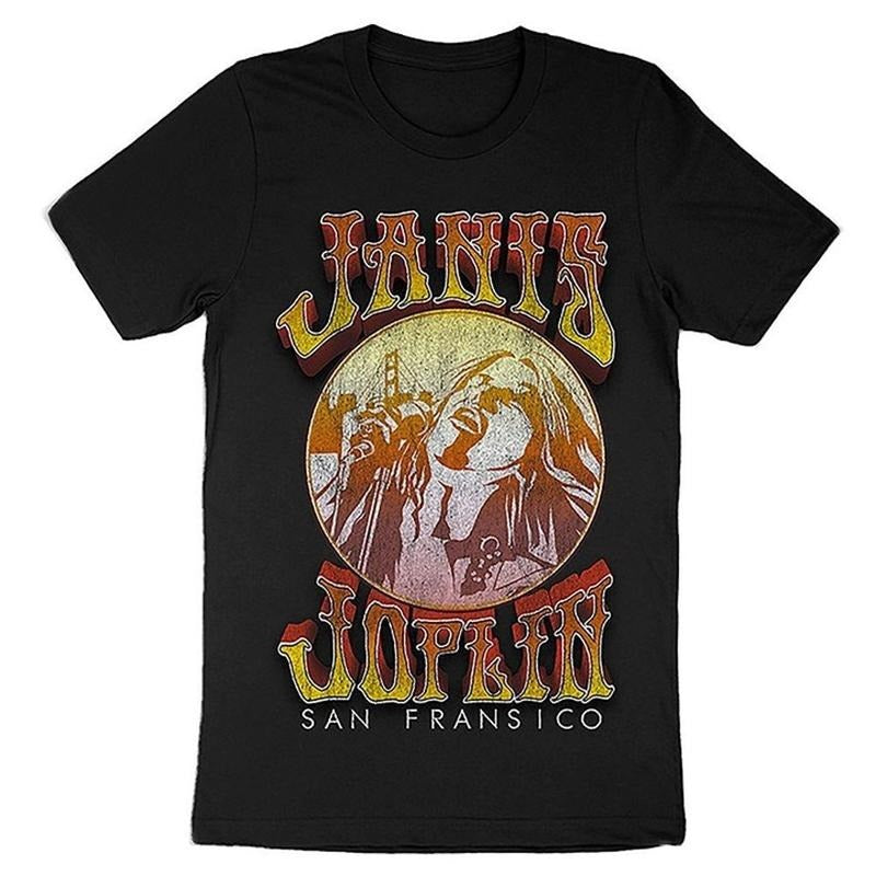 Vtg Janis Joplin San Francisco T-shirt Tee Men Women Full Size