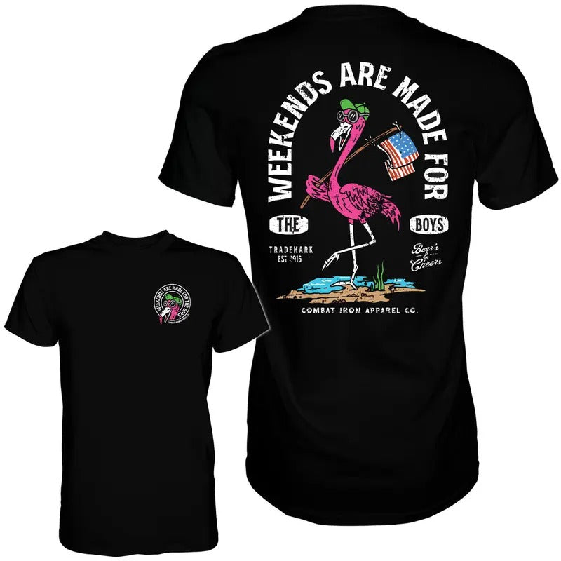 WEEKENDS ARE MADE FOR THE BOYS MEN'S T-SHIRT