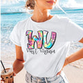 West Virginia Neon Splash DTF Transfers - THIS IS NOT A SHIRT