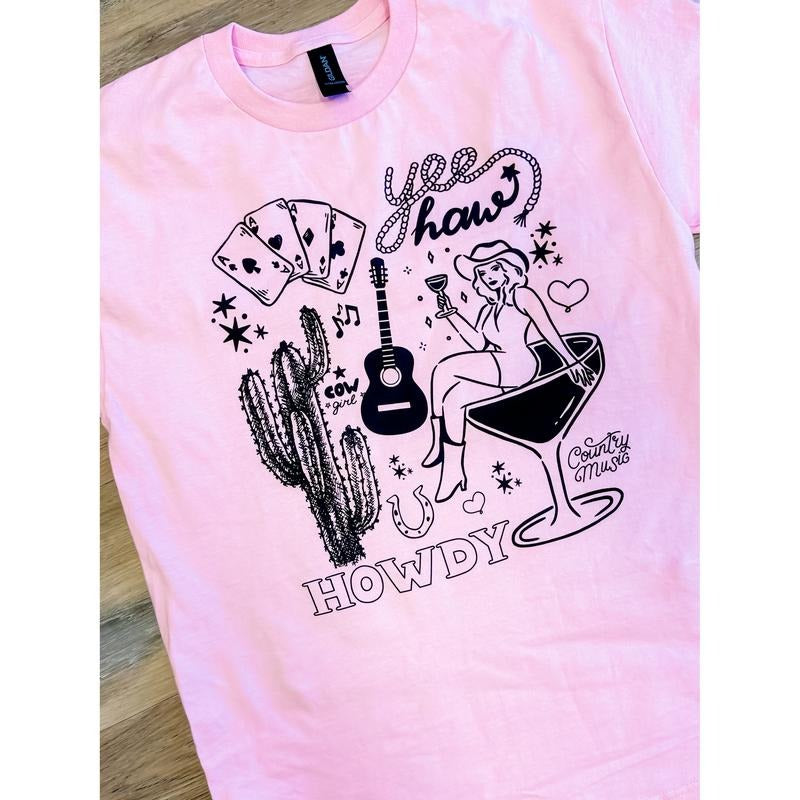 Western Collage Graphic Tee