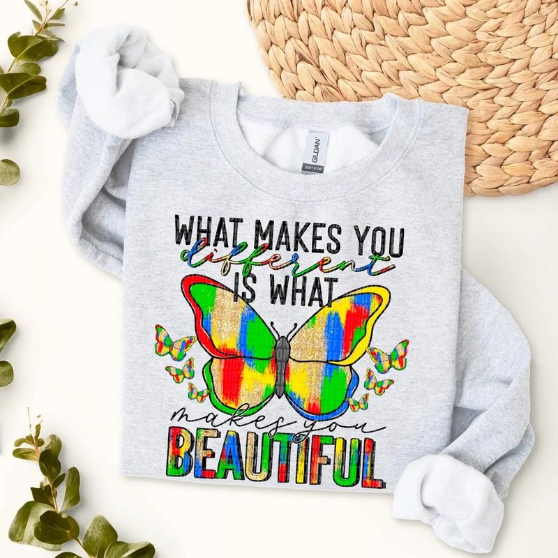 What Makes You Different Is What Makes You Beautiful DTF Transfers - THIS IS NOT A SHIRT